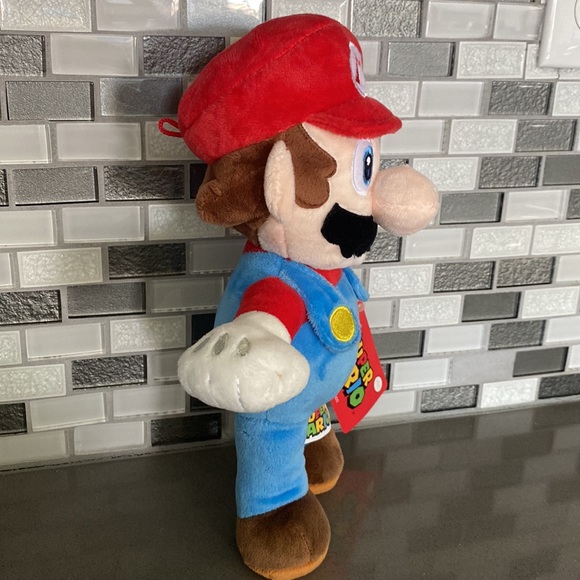 Super Mario Bros. MARIO Plush Toy Doll 12” Official Nintendo Licensed BRAND NEW - Picture 3 of 12